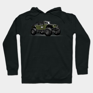 Wrangler Truck Cartoon Hoodie